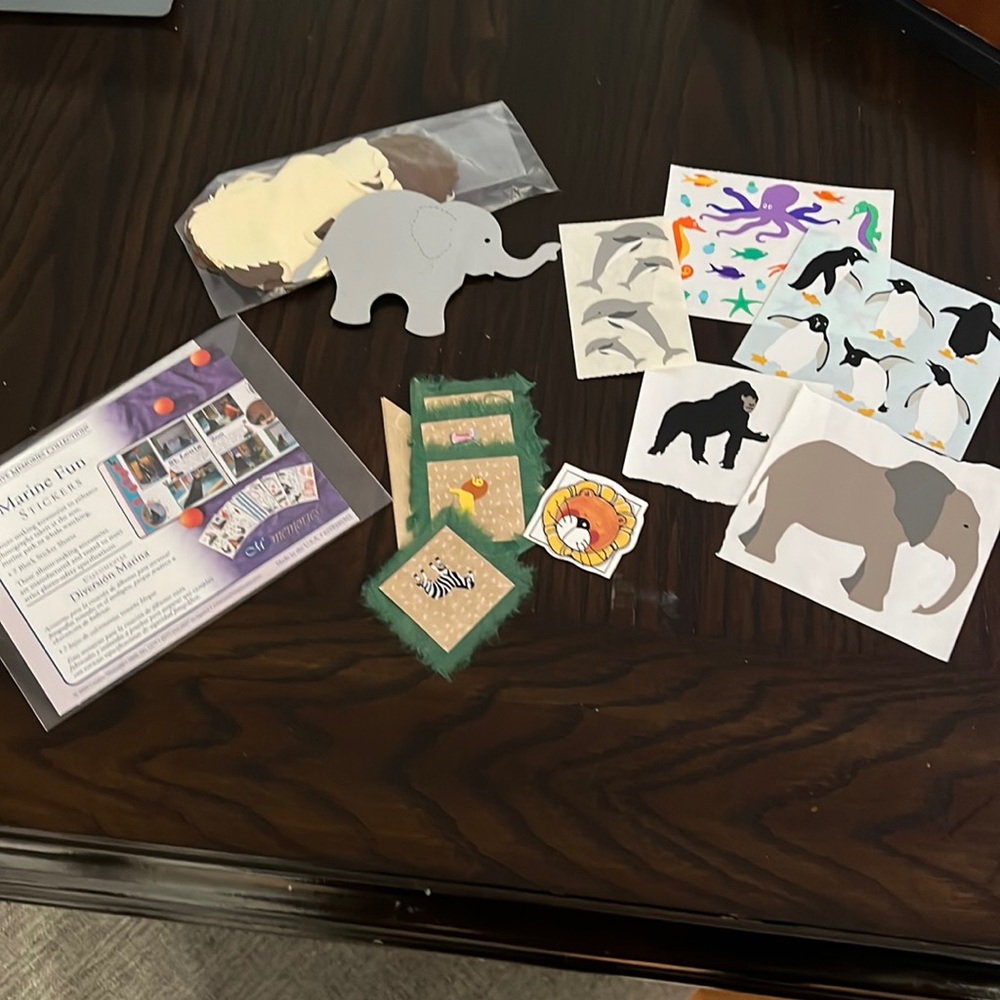 Zoo theme scrapbooking lot